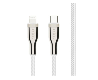 FIXED Pleciony Kabel USB-C/Lightning 2m biały FIXDB-CL2-WH - 1249138 - zdjęcie 3